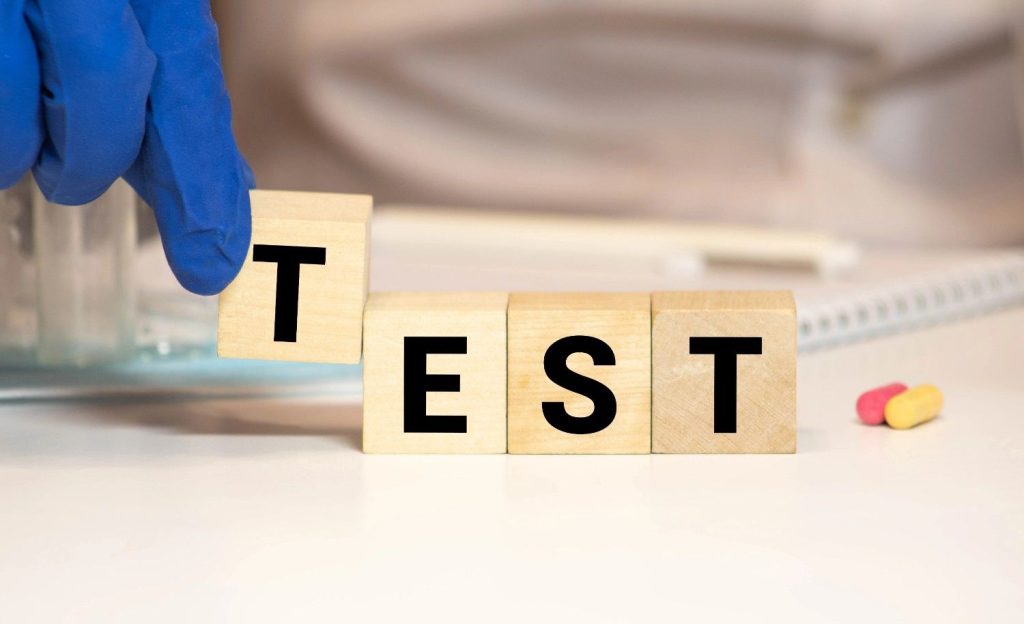 Preparing for a medical test, highlighting the ease of STD testing at a clinic in Sharpstown.