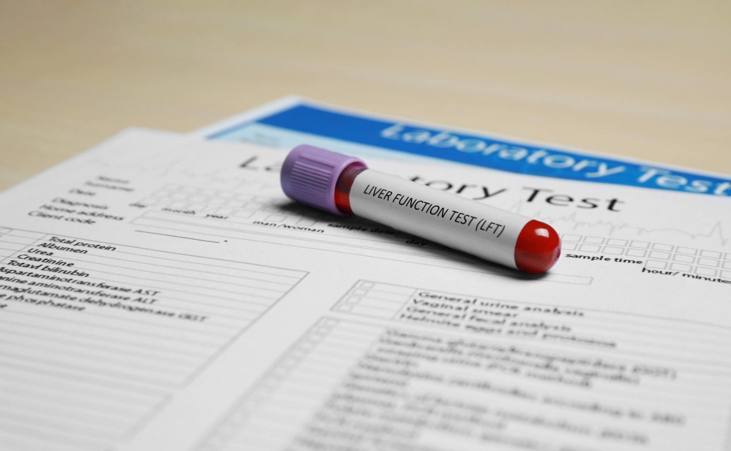 Medical forms and blood sample, essential for efficient and same day STD test results in Shenandoah.