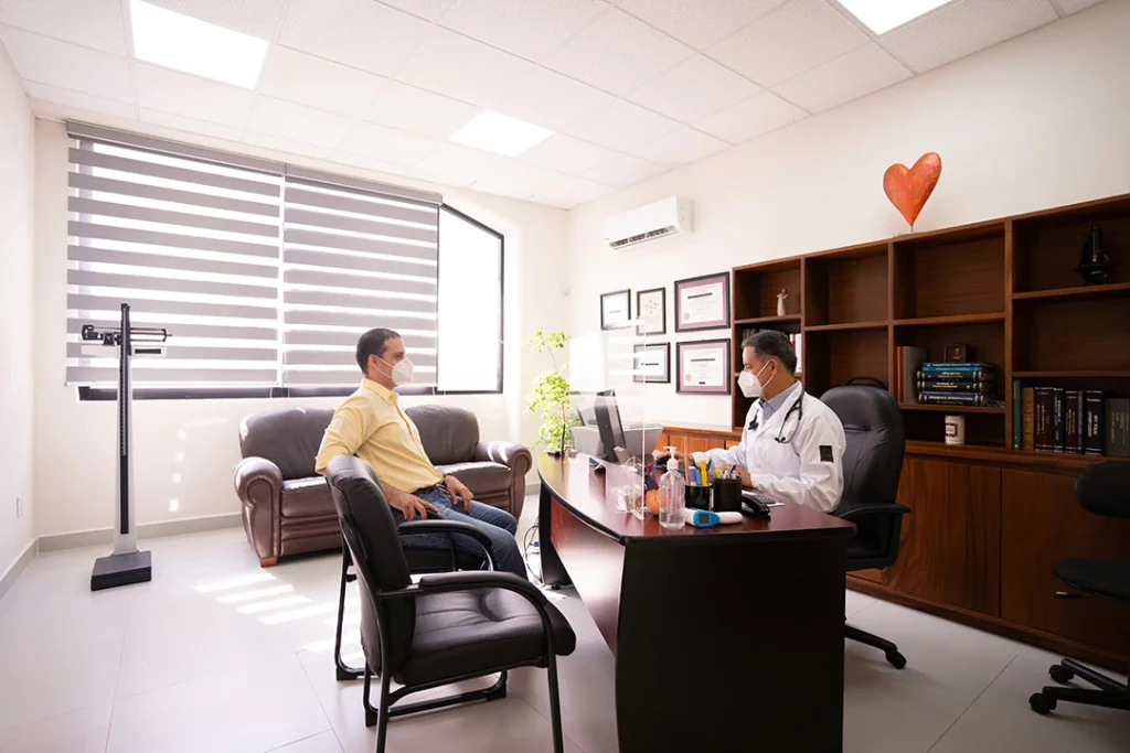 Doctor consulting with patient about confidential and affordable STI testing Houston options.