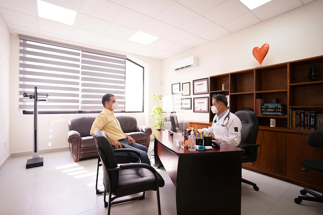 Doctor consulting with patient about confidential and affordable STI testing Houston options.