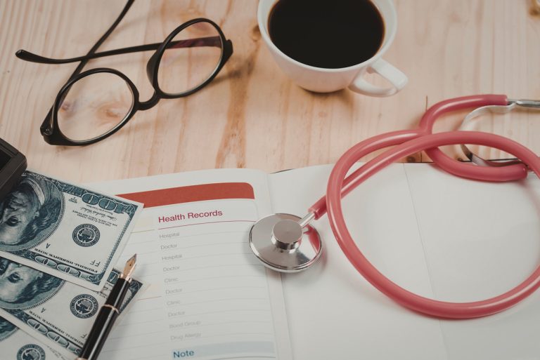 Digital dashboard displaying health records and costs for affordable STD testing Houston to help patients track results.