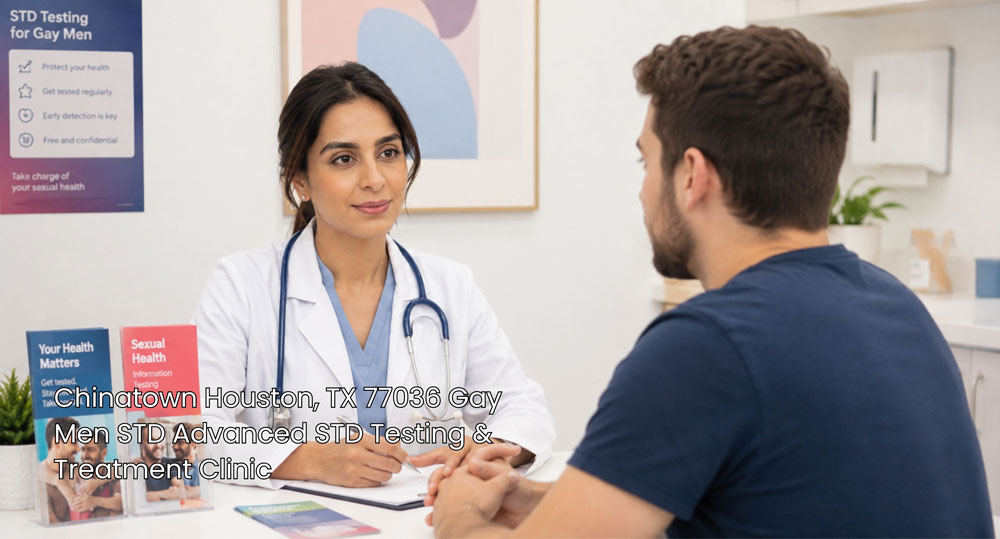 Gay men STD in Chinatown Houston, TX 77036: find an advanced clinic. Take charge of your sexual health today.